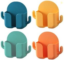 FreshDcart Self-Adhesive Phone Charging Stand | Wall Mount Mobile Hold