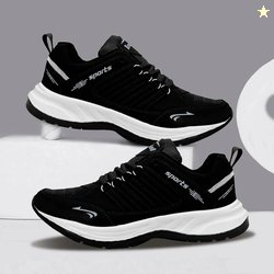 BRUTON Lite Casual Shoes Sneakers For Men(Black , 6)