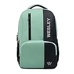 Wesley Vintage faux leather Water Resistant Laptop Backpack/Casual Backpack/Daypack/Travel Backpack/College Bag For Men/Women Water-Resistant Laptop Backpack, Modern Minimalist, Business Travel