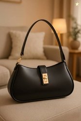 TIZARAT MAN Women Black Shoulder Bag