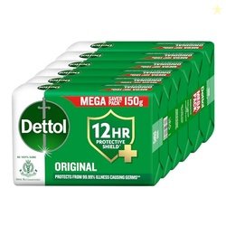 Dettol Original Bathing Soap Bar with 12hr Germ protection (900gm) | K