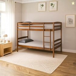 Royaloak Ipoh Malaysian Kids Bunk Bed | Solid Wood with Convertible De