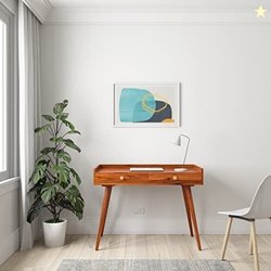 Amazon Brand - Solimo Rantipole Solid Mango Wood Laptop Table (Honey F