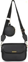 EVOLIC Black Women Sling Bag Black Women Sling Bag Yaz Onyx