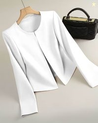 BUDA JEANS CO Women Blazer with Stylised Sleeves