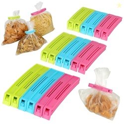 SHITHI Food Bag Sealing Clips  Airtight & Reusable Snack Clips for Fre
