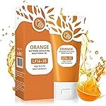 Orange Enzyme Peeling Exfoliating Gel for Face & Body, Gentle Dead Skin Remover, Brightening Effect, Deep Pore Cleansing, Moisturising Formula, All Skin Types