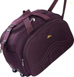 sky spirit 40 L Strolley Duffel Bag - heavy duty polyester lightweight