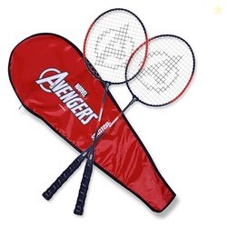 Starter Iron Man Badminton Racket Set of 2 Multicolour, 6Y+ | Safe & G