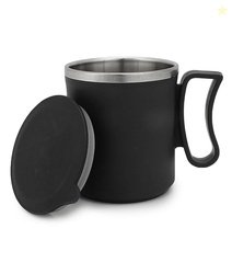Arto Coffee Tea Milk Mug with Lid Insulated Stainless Steel & Inner St