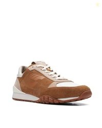 CLARKS Panelled Lace-Up Sports Shoes
