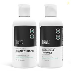 ThriveCo Rosemary Shampoo + Rosemary Conditioner For Voluminous Hair |