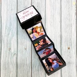 Crafted with passion Photo Gift Box For Birthday , Anniversary & Valen