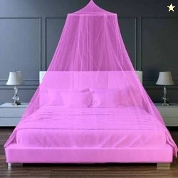 Neruti Enterprise Double bed(Round) Polyester Washable Adults Mosquito