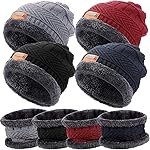 Fitness MantraÂ® Gym Winter Cap & Muffler for Men & Women| Beanie Cap| 1 Set|