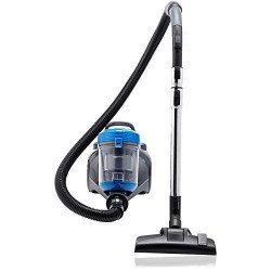 AmazonBasics Cylinder Bagless Vacuum Cleaner with Power Suction, Low S