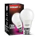 Eveready 5 Watts Led_Bulb_5 Light|Long Life & Low Maintenance|Mercury-Free|High Efficiency & Glare-Free Light|100 Lumens Per Watts|Cool Day Light (6500K), B22