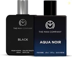 THE MAN COMPANY Aqua Noir Perfume + Black EDT Perfume | Aqua + Black T
