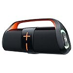 ZEBRONICS 30 Watts Portable Bluetooth Speaker, 10 Hours Playback, Dual 6.6cm Powerful Drivers, Dual Passive Radiator, mSD, TWS, Call Function, BTv5.3, USB, RGB LED (Sound Feast 200)