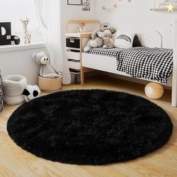Xenluxe Solid Color Area Rug  Soft Plush Carpet for Living Room, Bedro