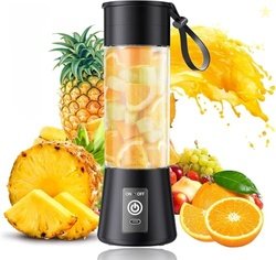 Xapiaxa Portable Juicer Blender 6-Blade, USB Rechargeable Smoothie Mak