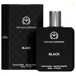 The Man Company Black Edt Perfume For Men - 50Ml, Premium Long Lasting