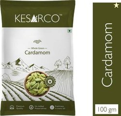 KESARCO Whole Green Cardamom, Elaichi, Kerala Origin(100 g)