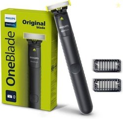 PHILIPS OneBlade QP1424/10 Trimmer 30 min Runtime 3 Length Settings(Bl