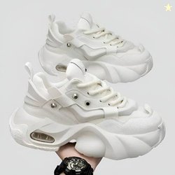 Elvomens Elvomens Shoes for Men Sneakers For Men(White , 8)