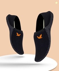 BROSS Casuals Shoes For Men Loafers For Men(Black , 8)