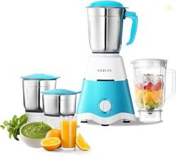 Cadlec MixSphere 750 W Juicer Mixer Grinder(MixSphere | 4 Jars | Blue)