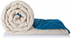 Amazon Brand - Solimo Microfibre Reversible Quilt Blanket/Comforter, D