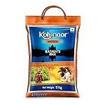 Kohinoor Mogra Rice 5Kg | Premium Mogra Rice | Long Grains & Rich Aroma | Ideal for Daily Meals | Pack of 1