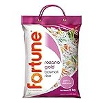 Fortune Rozana Gold Basmati Rice 5Kg | Cooked grain upto 15 mm | Fluffy, Non-Sticky Rice | Everyday Basmati Rice