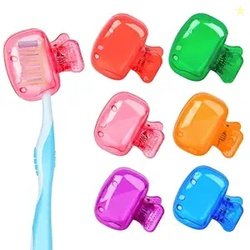 6 Pack Toothbrush Cover Portable Travel Toothbrush Protector Coverings