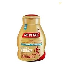 Revital H for Men with Multivitamins, Calcium, Zinc & Natural Ginseng