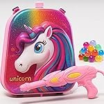 GRAPHENE Unicorn Holi Pichkari Water Gun with Extra Large 5800ml High Pressure Mechanism Long Throw Water Back Holding Unicorn Tank Kids Boy Girl Pink Pichkari 1Pkt & 100 Balloons Leak Proof
