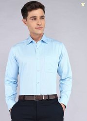 Raymond Men Slim Fit Solid Formal Shirt