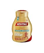 Revital H for Men with Multivitamins, Calcium, Zinc & Natural Ginseng for Daily Immunity Strong Bones, and Enhances Energy Level – 30 Capsules