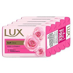 Lux Radiant Glow Bathing Soap infused with Vitamin C & E |For Superior