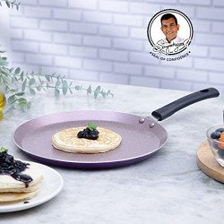 Wonderchef Valencia Non-Stick 28 Cm Dosa Tawa | Cool Touch Bakelite Ha