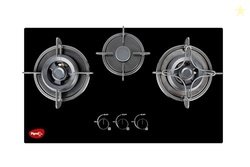 Pigeon Twinspark Hob 3 Burner Multi Spark Integrated Auto Ignition Wit