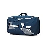 Skybags Polyester Stride 52Cm Gym Duffle Bag for Men and Women with Multiple Pockets and Separate Shoe Compartment for Travel, Sports and Workouts (Blue) with Wet Pouch