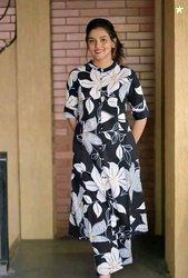 spear Women Viscose Rayon Kurta Palazzo Set