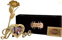 Valentine Gift Gold Rose 24K Gold Foil/Gold Plated Rose with Exclusive