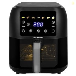 Faber 8 L 1700W Digital Air Fryer | Fry, Bake, Roast | 85% Less Oil, 2