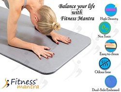 Fitness Mantra Yoga Mat for Gym Workout and Yoga Exercise with 6MM Thi