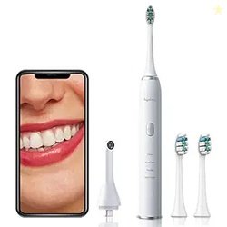 Lifelong Rechargeable Toothbrush | 1 Portable Camera,1 Handle, 3 Brush