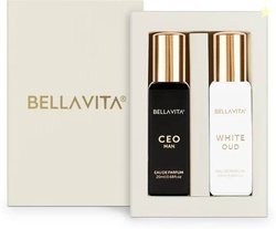 BELLAVITA CEO MAN perfume & WHITE OUD perfume combo| Citrus & Woody No