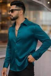 SID FAB Men Regular Fit Solid Spread Collar Formal Shirt